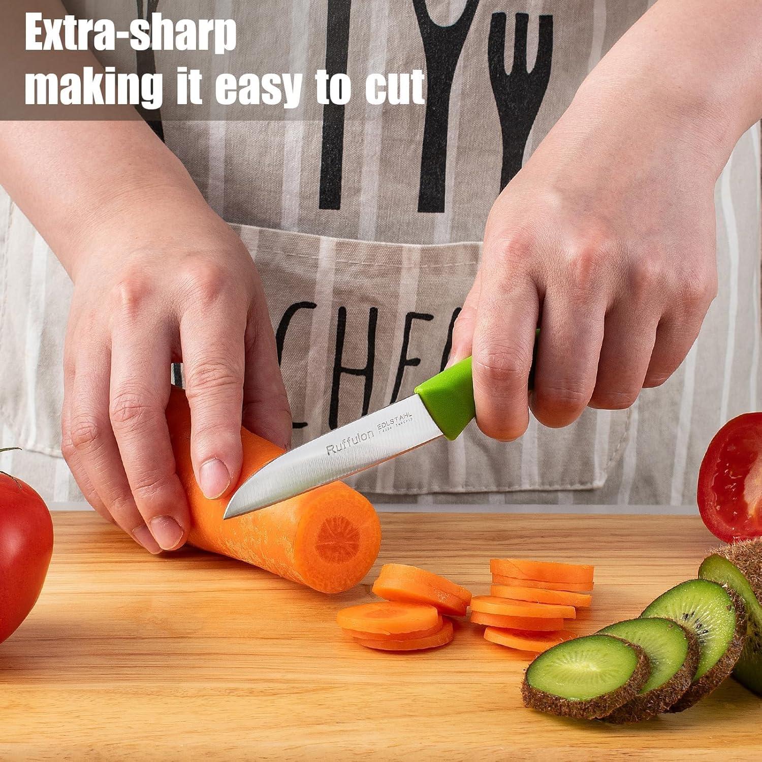 Juego de cuchillos de pelar Ruffulon 6 piezas acero inoxidable