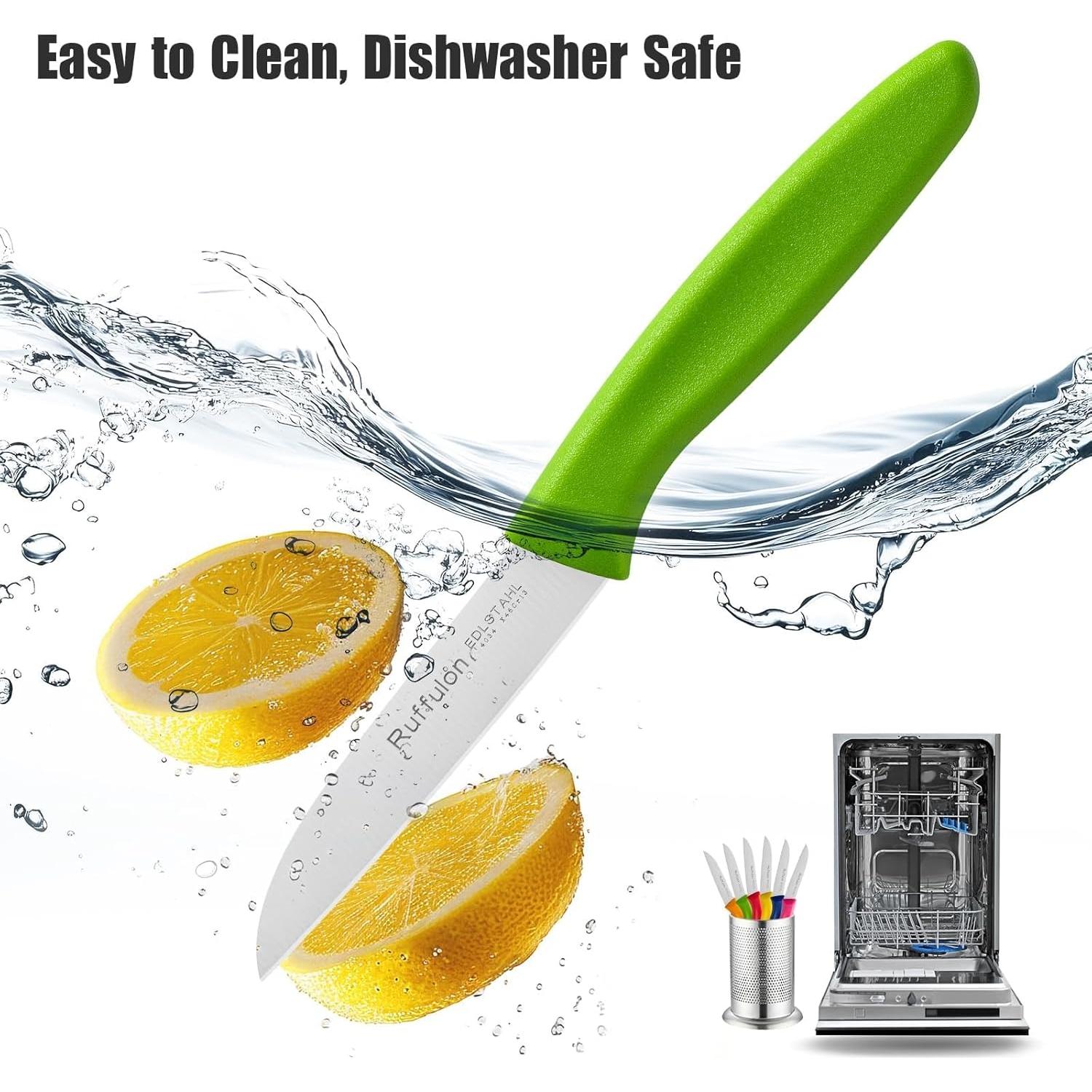 Juego de cuchillos de pelar Ruffulon 6 piezas acero inoxidable