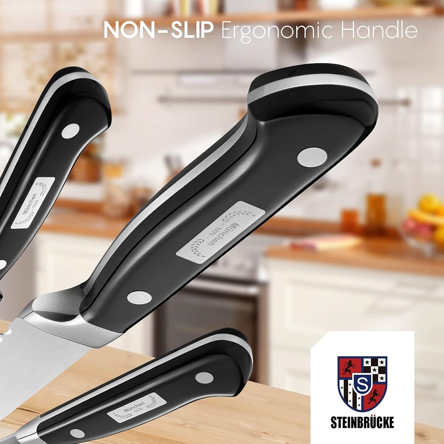 Cuchillo de Pan Serrado STEINBRCKE 25.4 cm Acero Inoxidable