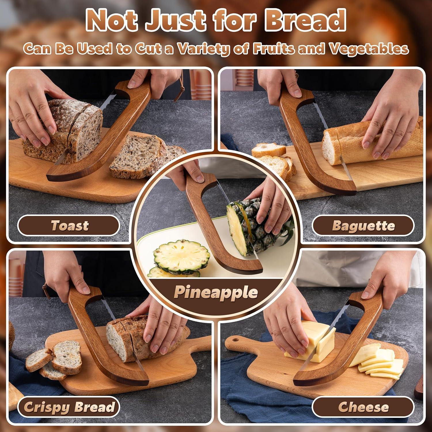 Cuchillo de Pan Pranski 36.83 cm Mango Ergonómico Corte Preciso