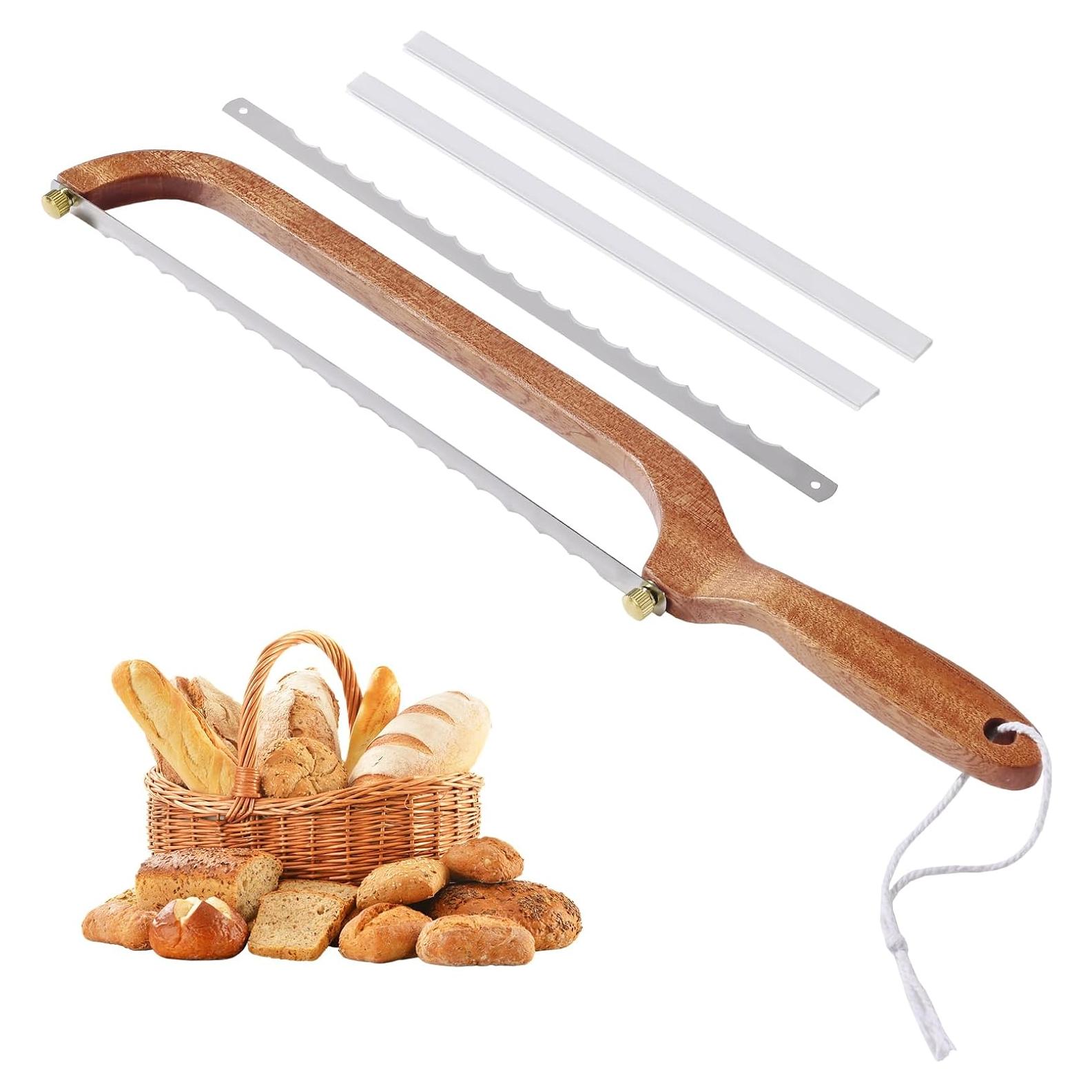 Cuchillo de Pan Serrado TLMUSE 27.4 cm Acero Inoxidable Madera