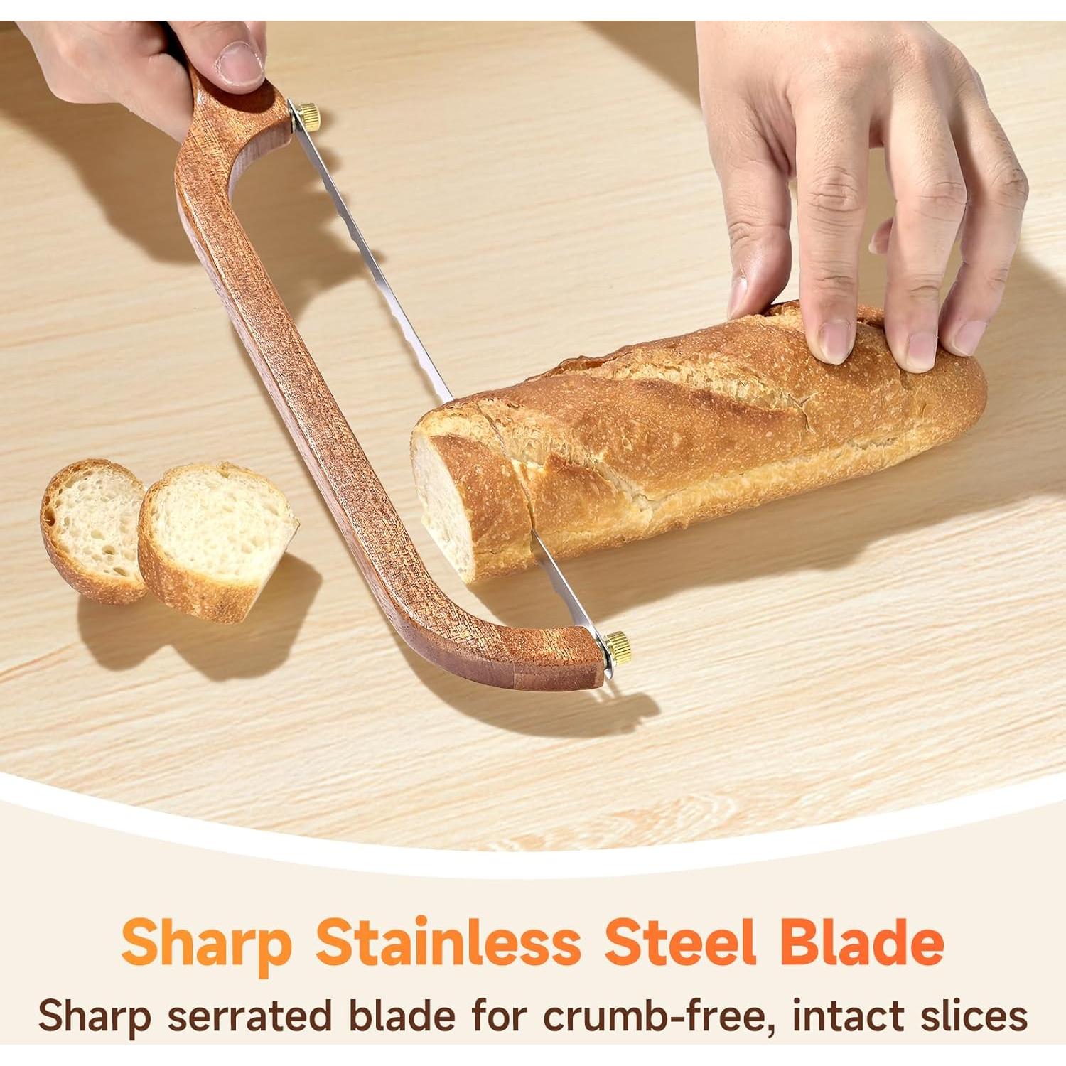 Cuchillo de Pan Serrado TLMUSE 27.4 cm Acero Inoxidable Madera