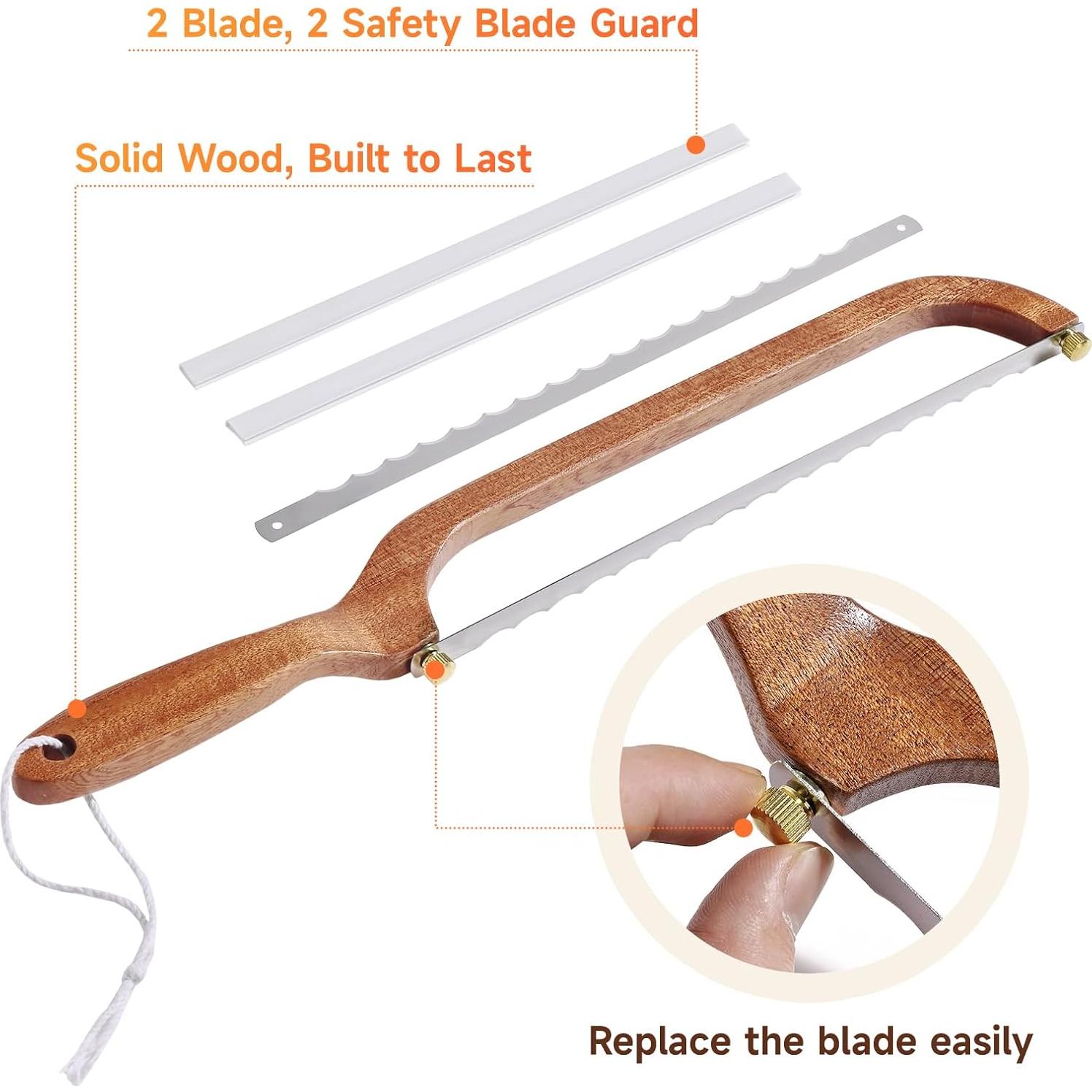 Cuchillo de Pan Serrado TLMUSE 27.4 cm Acero Inoxidable Madera