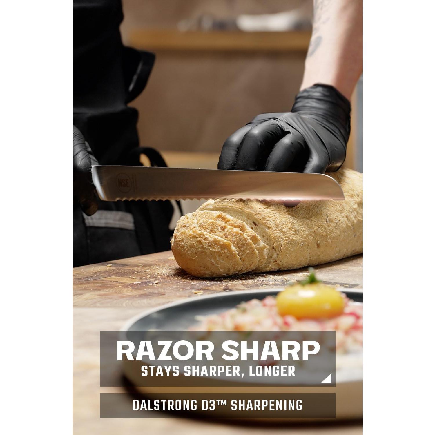 Cuchillo de Pan Serrado Dalstrong 25.4 cm Acero Alemán