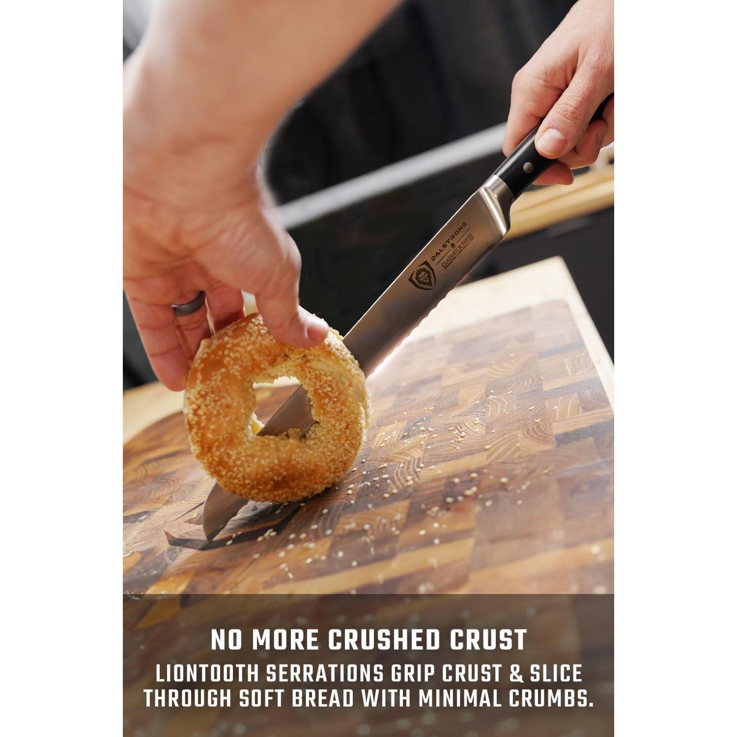 Cuchillo de Pan Serrado Dalstrong 25.4 cm Acero Alemán