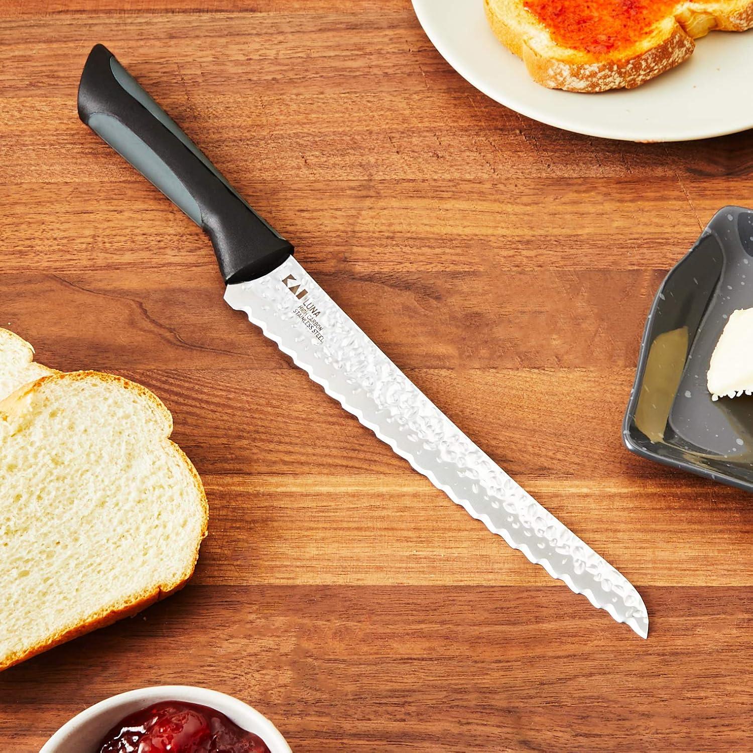 Cuchillo de Pan Kai PRO 23 cm Acero Inoxidable Serrado