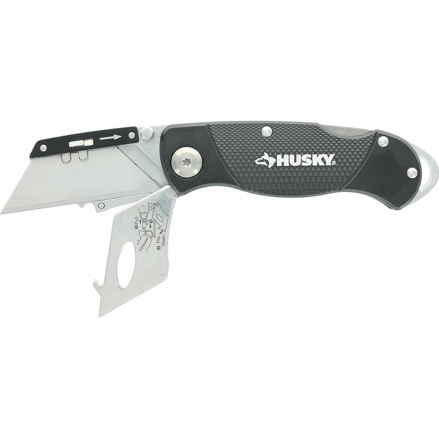 Cuchillos Utilitarios Plegables Husky 3 Piezas 19.5 cm