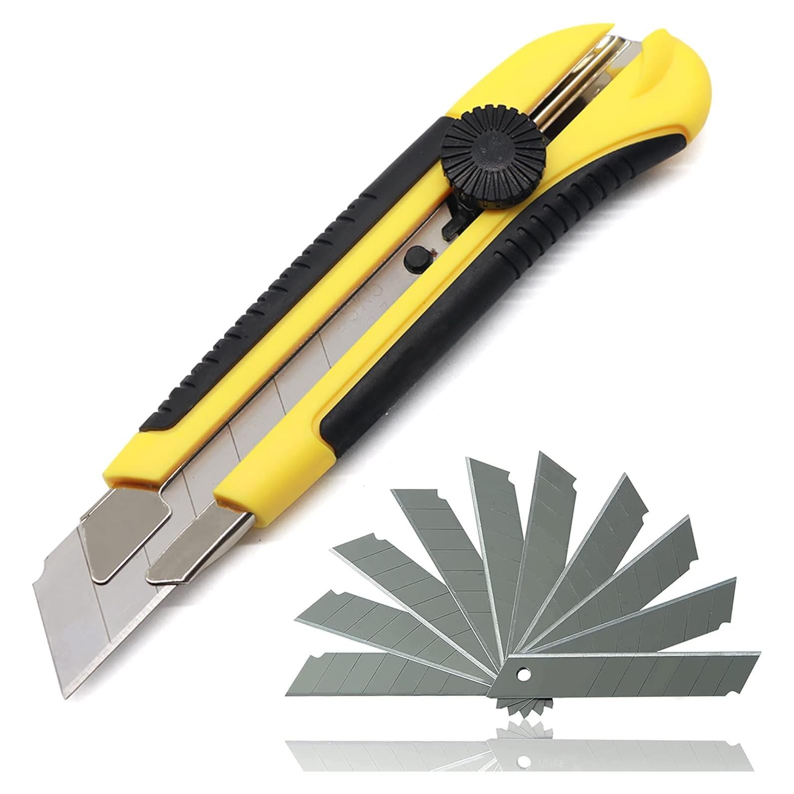 Cuchillo Utility T TOVIA 25MM con 20 Hojas SK5 Reemplazables