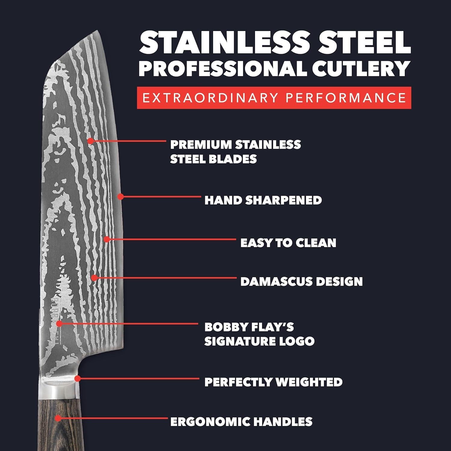 Juego de cuchillos Santoku GreenPan x Bobby Flay 2 piezas