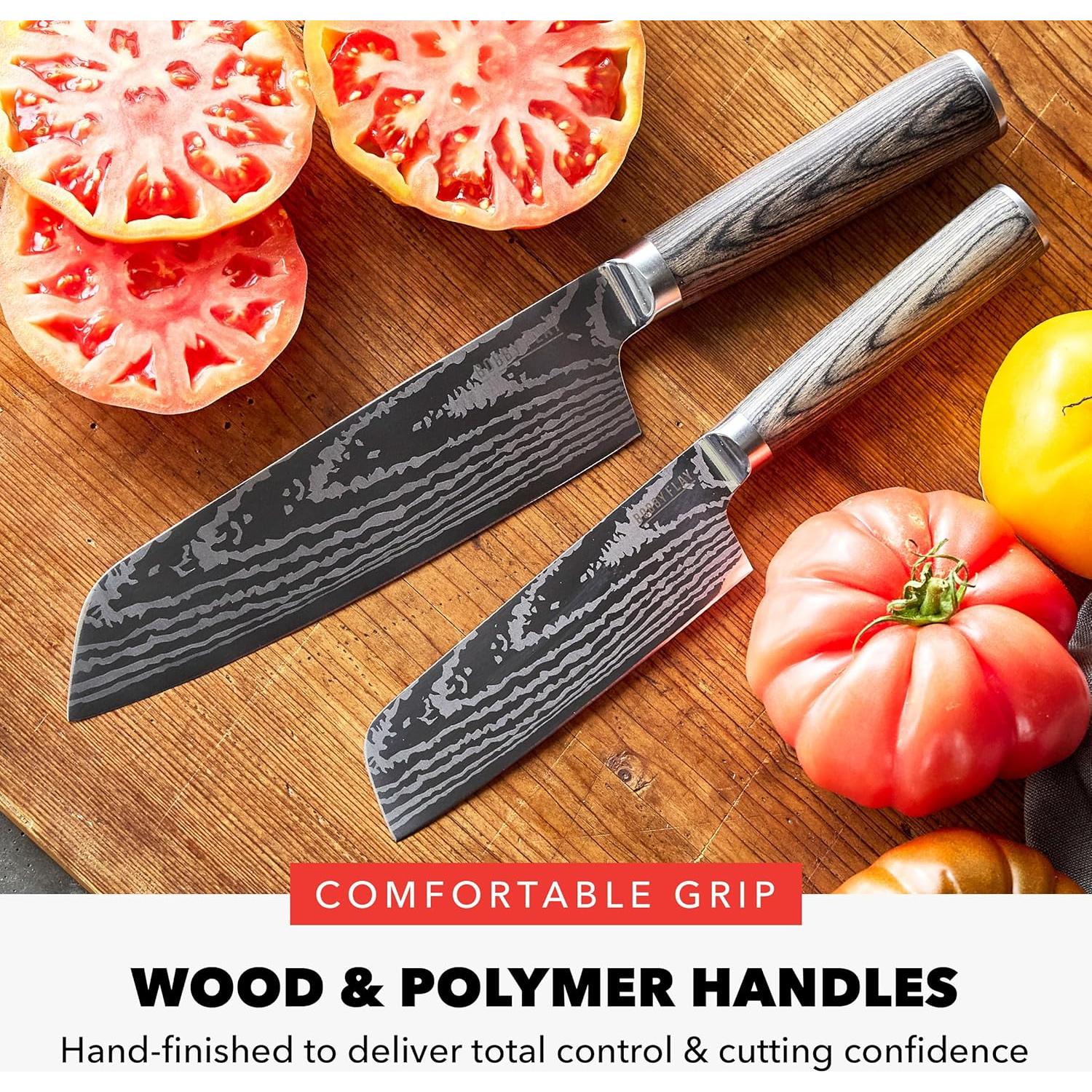 Juego de cuchillos Santoku GreenPan x Bobby Flay 2 piezas