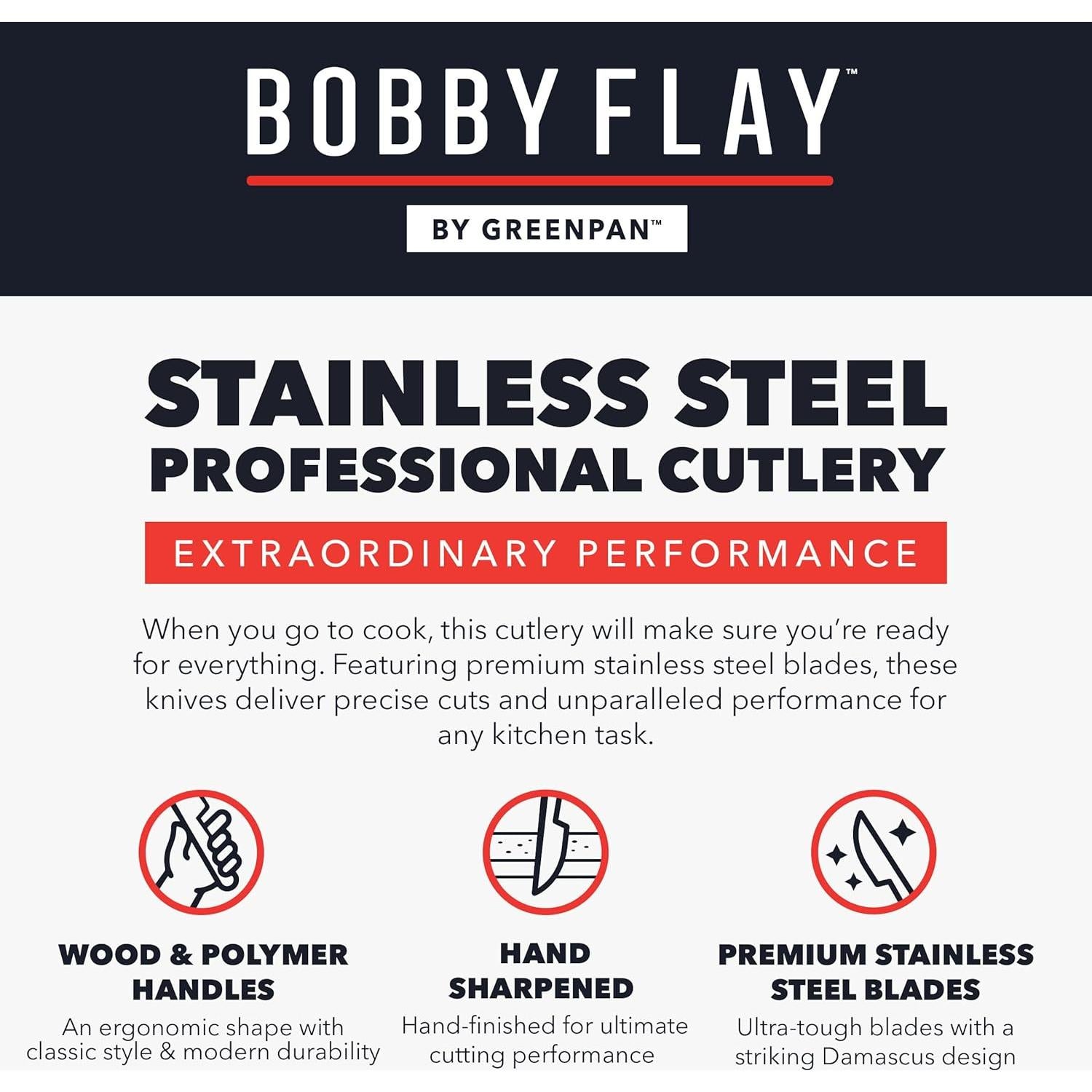 Juego de cuchillos Santoku GreenPan x Bobby Flay 2 piezas