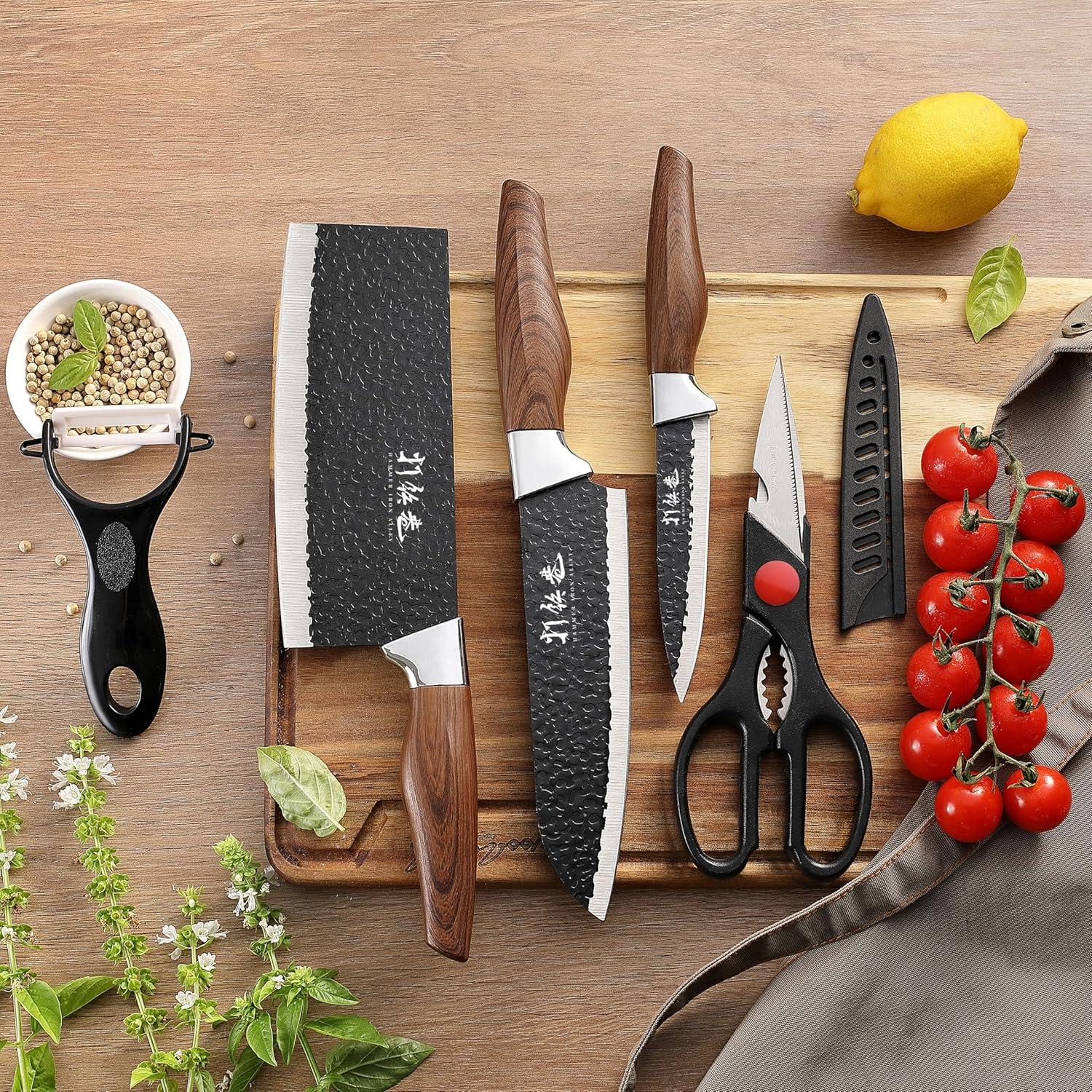 Juego de cuchillos de cocina 5 piezas Hammer Iron Alley