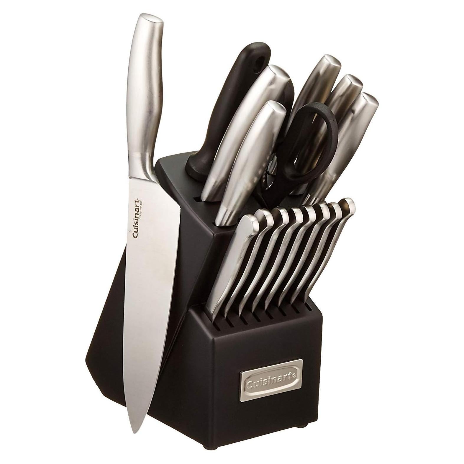 Juego de cuchillos Cuisinart 17 piezas acero inoxidable