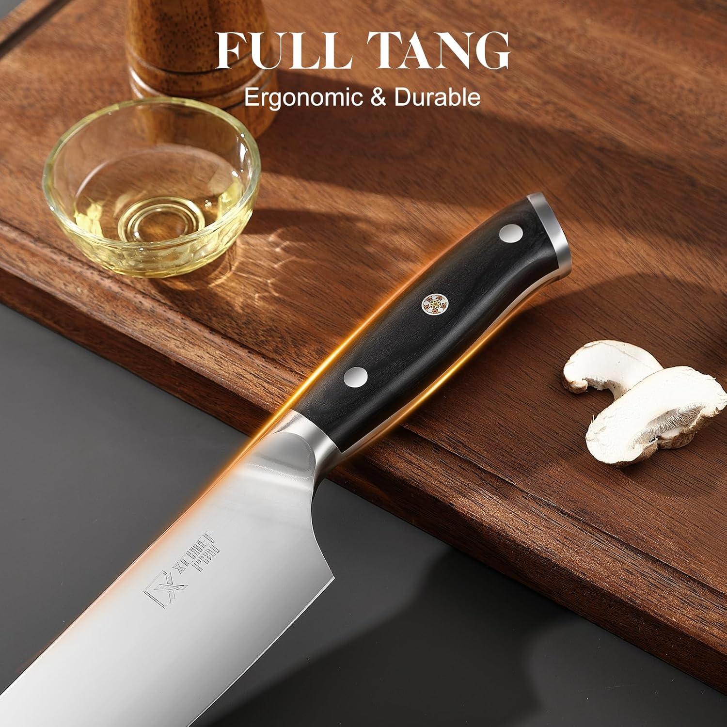 Juego de Cuchillos de Chef XCHIEF PRO con Bolsa - Acero Alto Carbono