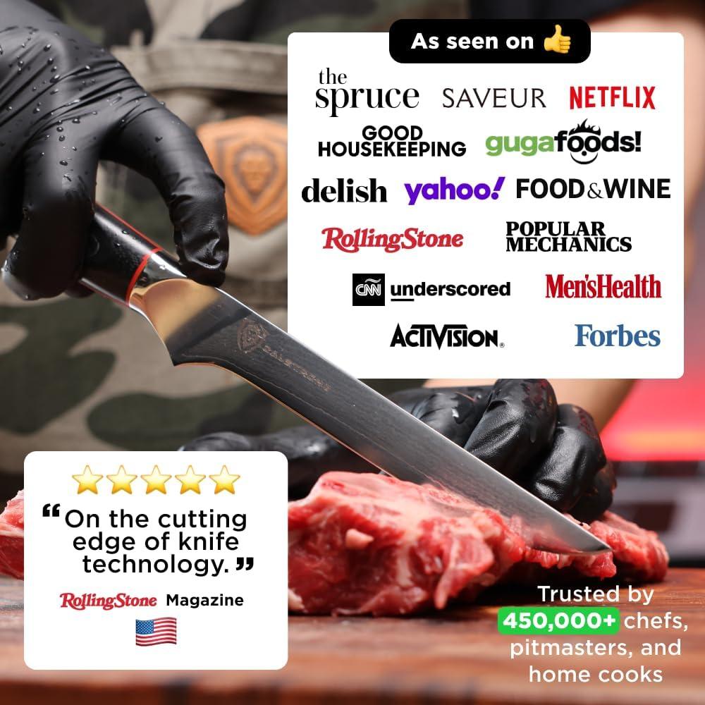 Set de Cuchillos de Cocina Dalstrong - Rebanar 30 cm y Deshuesar 15 cm - Acero AUS-10V