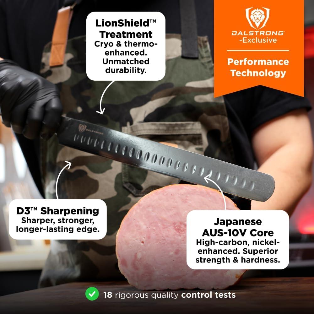 Set de Cuchillos de Cocina Dalstrong - Rebanar 30 cm y Deshuesar 15 cm - Acero AUS-10V