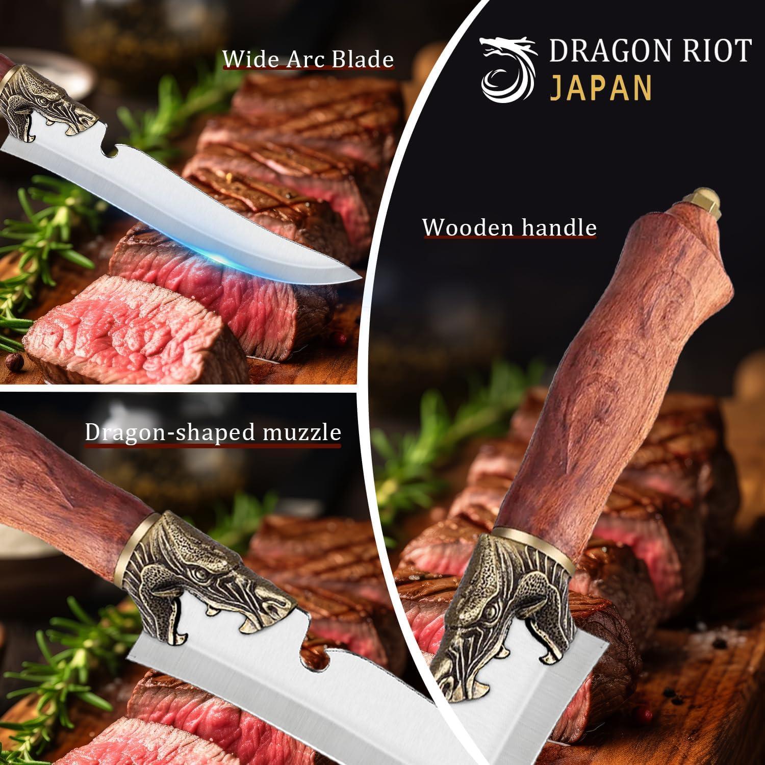 Cuchillo de Deshuesar DRAGON RIOT 25.4 cm Acero Alto Carbono