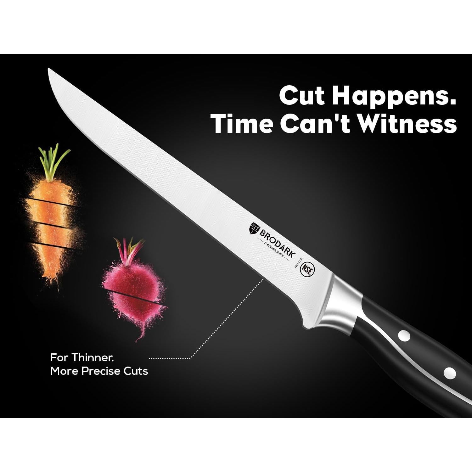 Cuchillo de Deshuesar BRODARK 30.5 cm Acero Inoxidable NSF