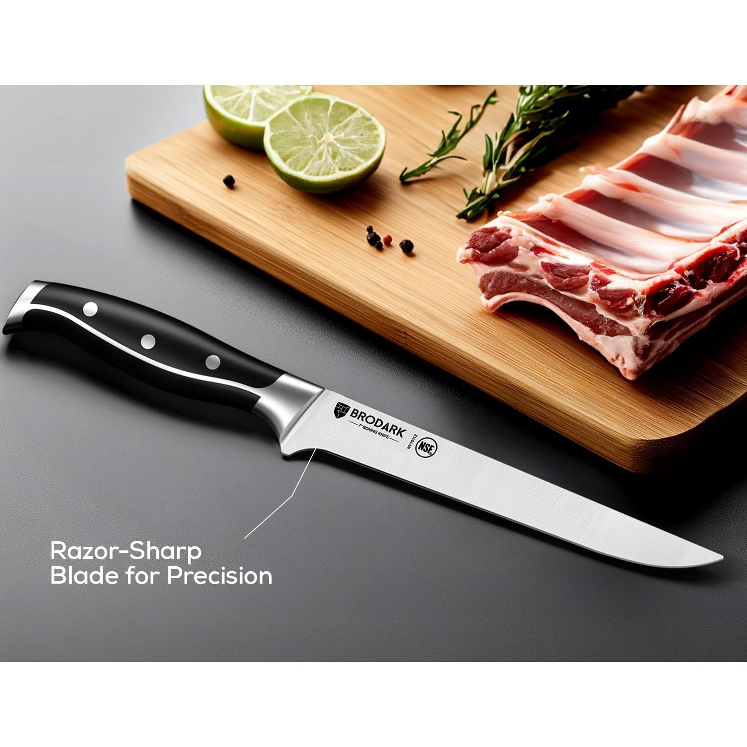 Cuchillo de Deshuesar BRODARK 30.5 cm Acero Inoxidable NSF