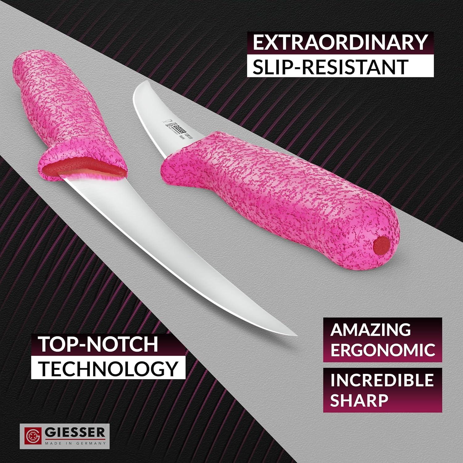 Cuchillo de Deshuesar Giesser 15.24 cm Acero Inoxidable Rosa
