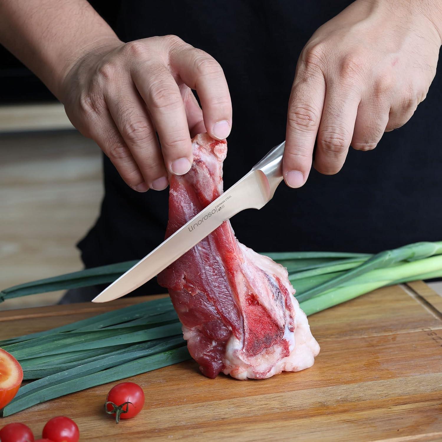 Cuchillo de Deshuesar Linoroso 14.5 cm Acero Inoxidable Forjado