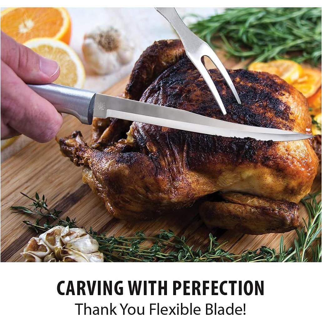 Cuchillo de Deshuesar RADA 16.8 cm Acero Inoxidable Mango Plateado