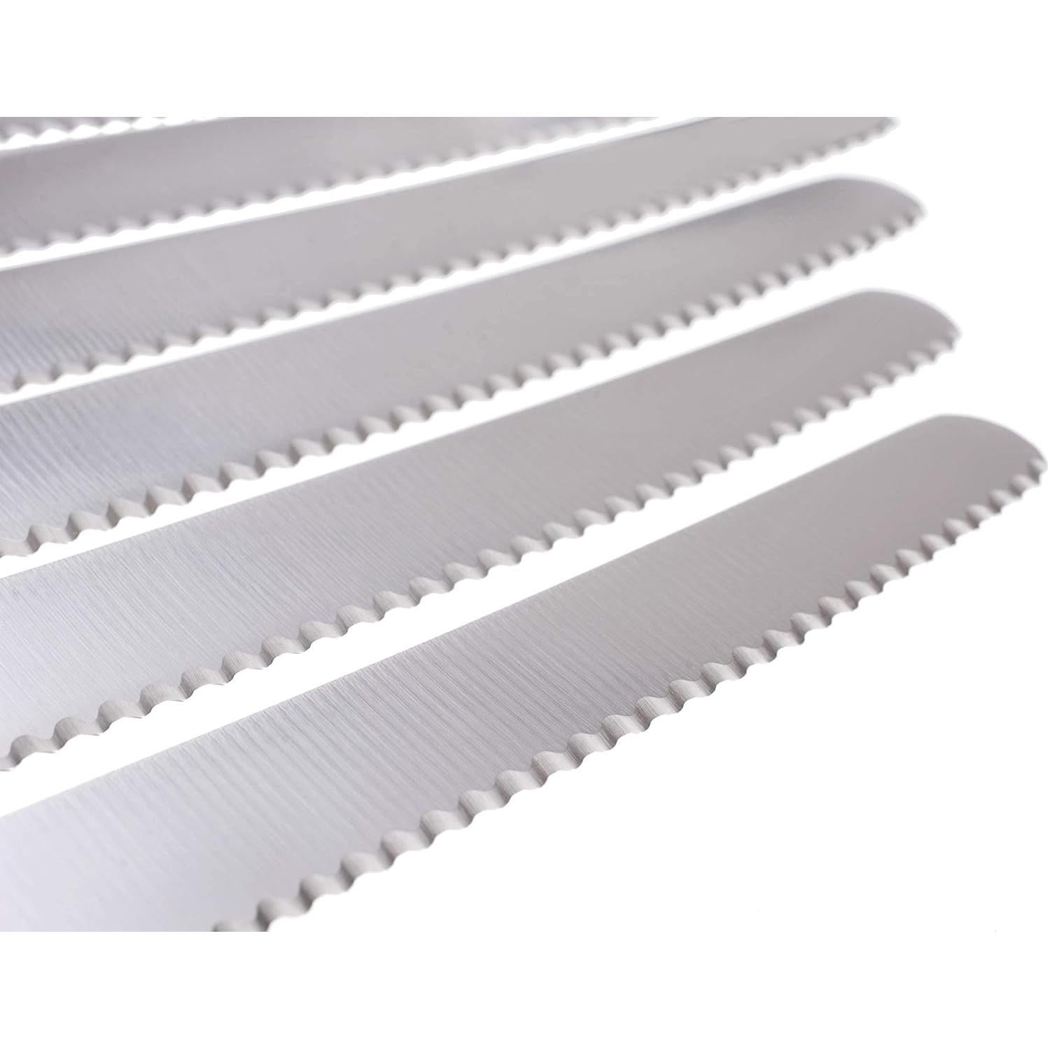 Juego de 6 cuchillos de mesa GRÄWE 21 cm coloridos