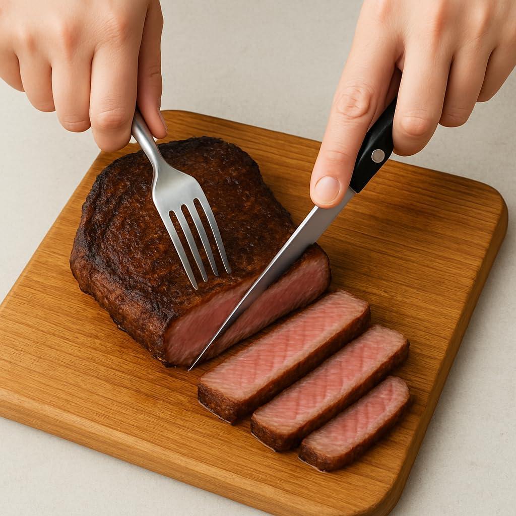 Juego de 8 cuchillos de carne Dehov acero inoxidable 22.4 cm