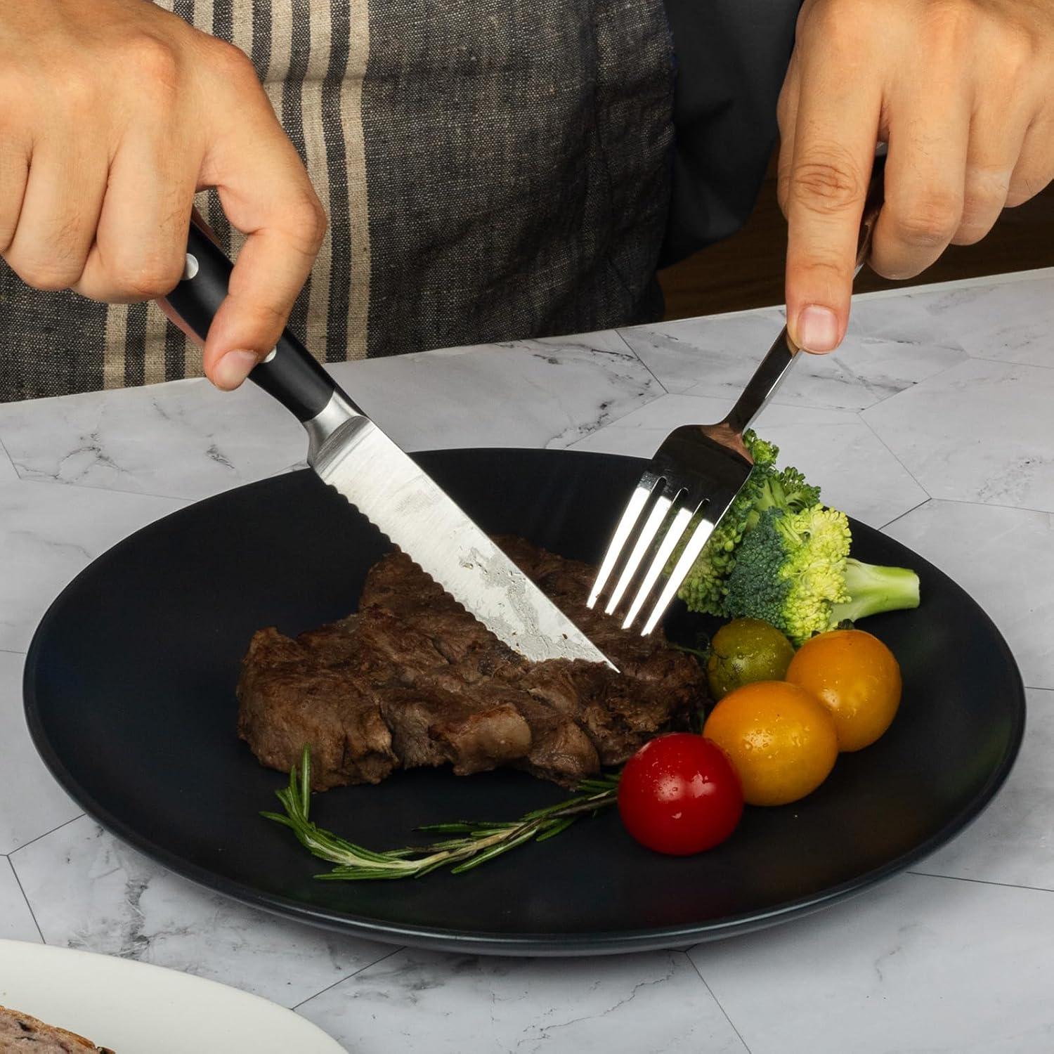 Conjunto de Cuchillos para Carne Alata 8 Piezas 11.94 cm