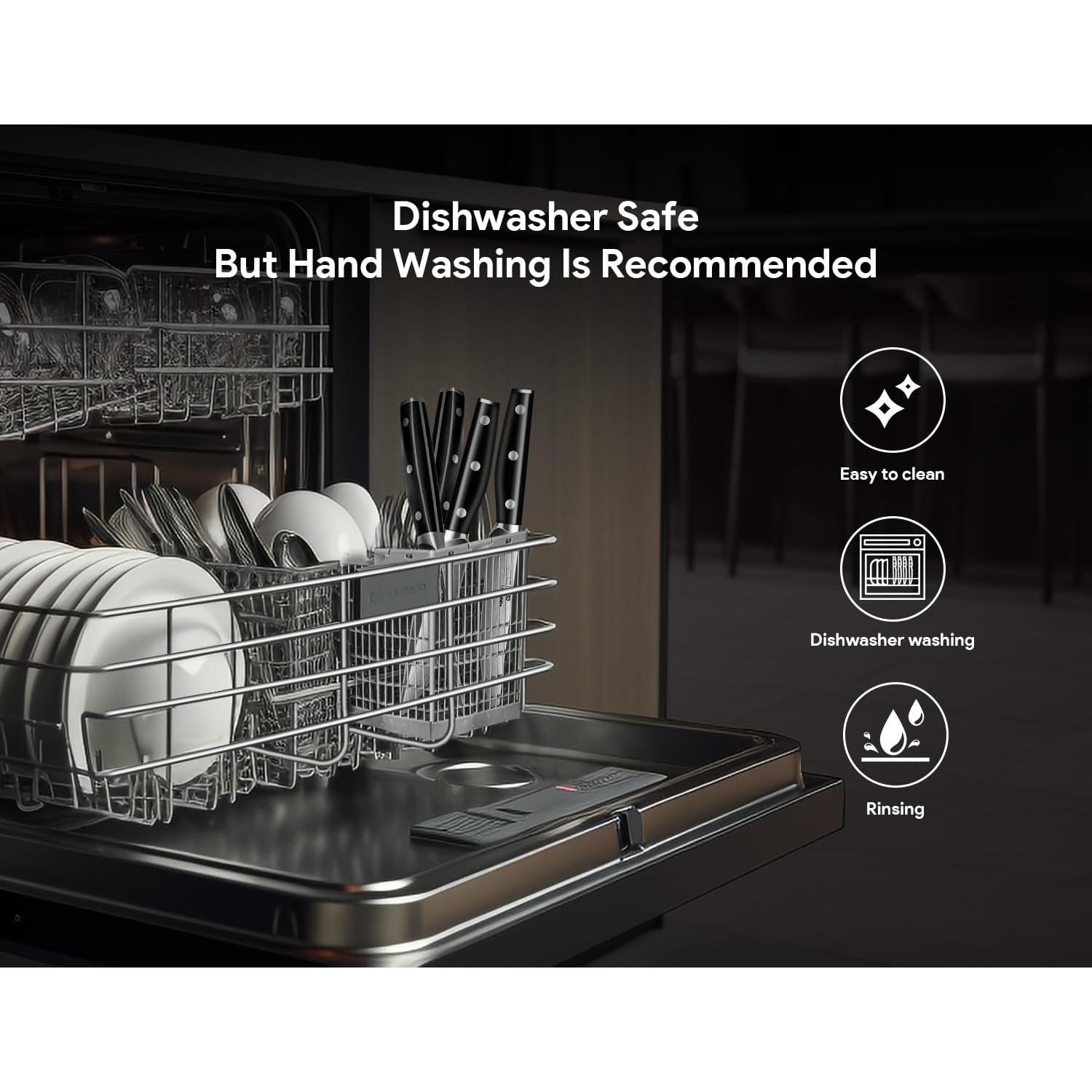 Juego de cuchillos para carne Piklohas 4 piezas acero forjado