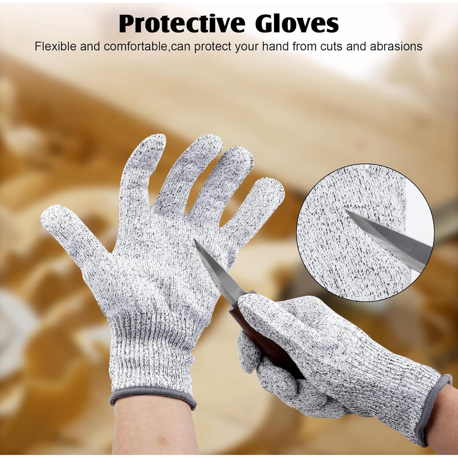 Kit de Tallado en Madera 26 Piezas Olerqzer con Guantes