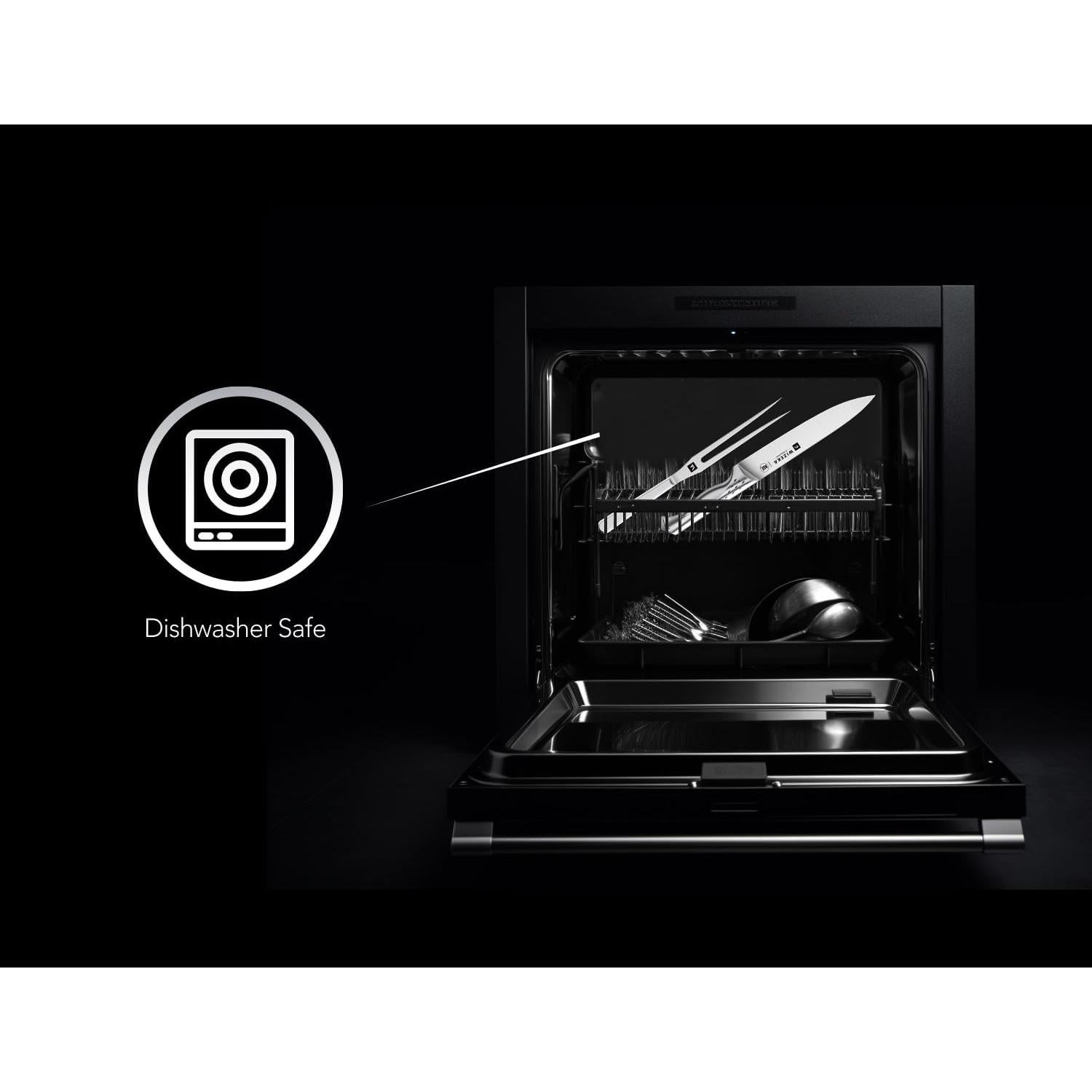 Juego de cuchillos para tallar WIZEKA 2 piezas acero inoxidable