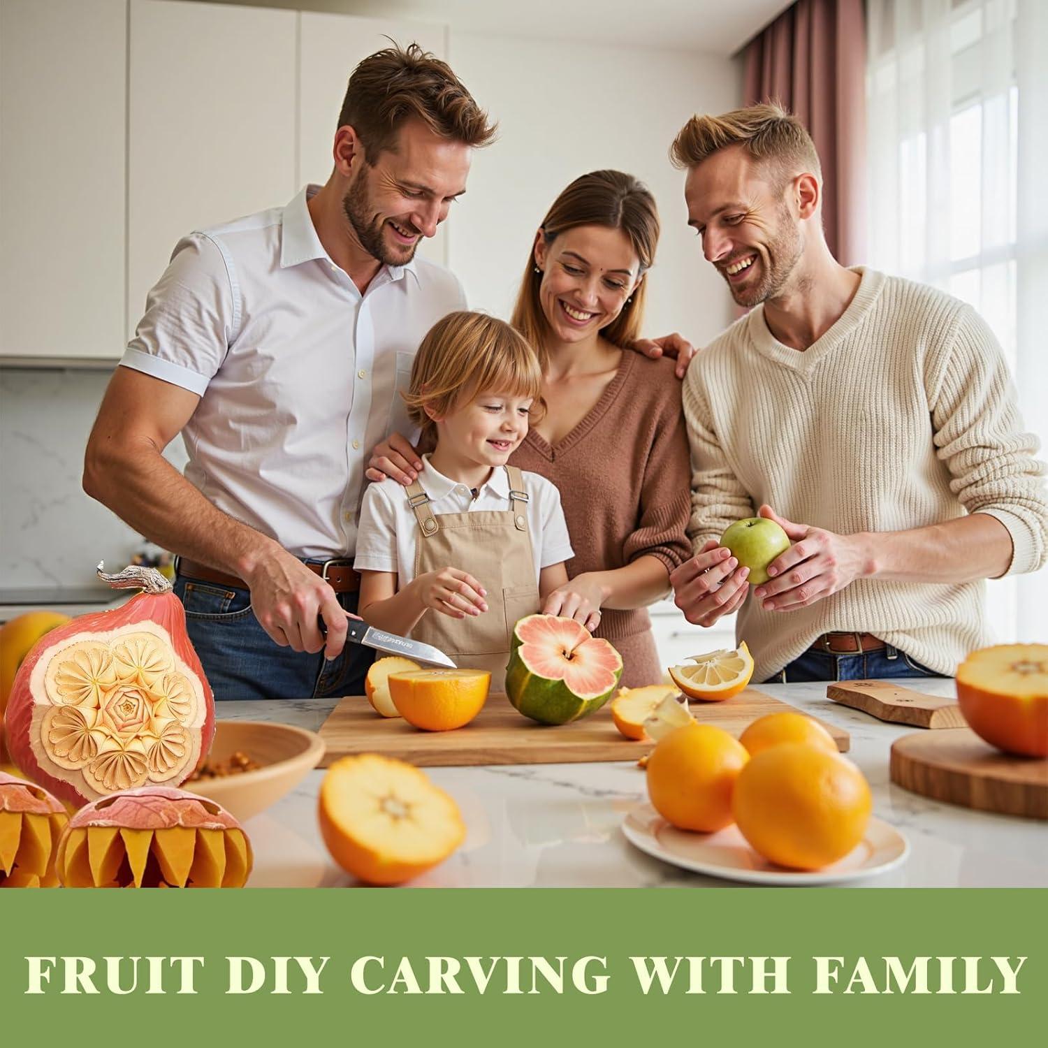 Juego de Herramientas de Tallado de Frutas Krbnk 46 Piezas