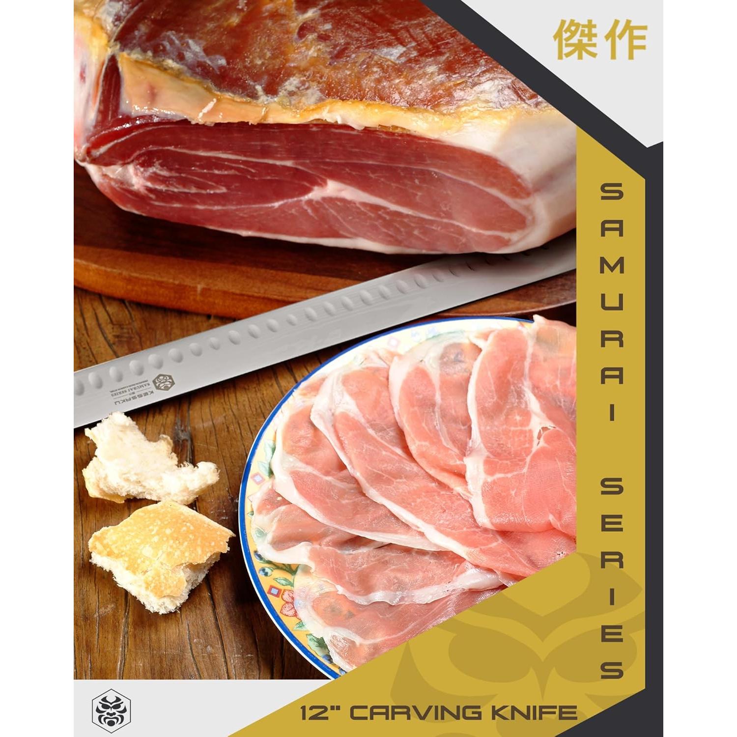 Cuchillo de Tallar KESSAKU 30 cm - Acero Inoxidable Forjado