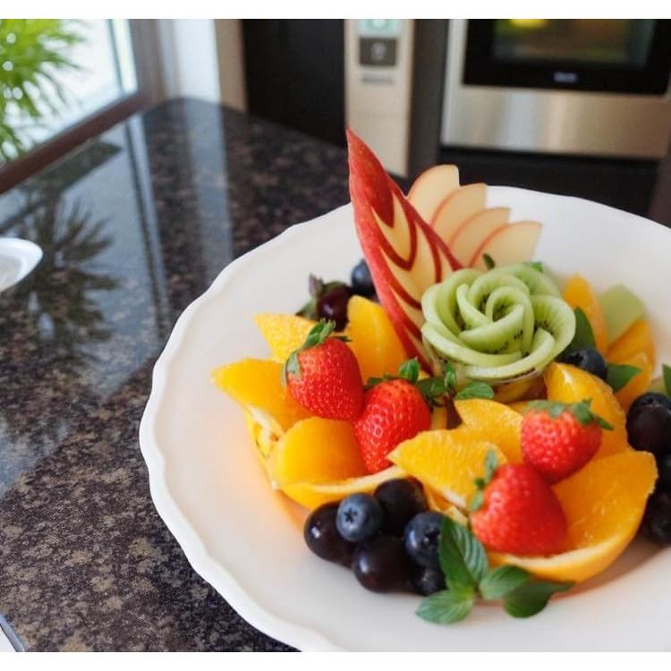 Cuchillo para Tallar Frutas KH866 de Acero Inoxidable 21.1 cm