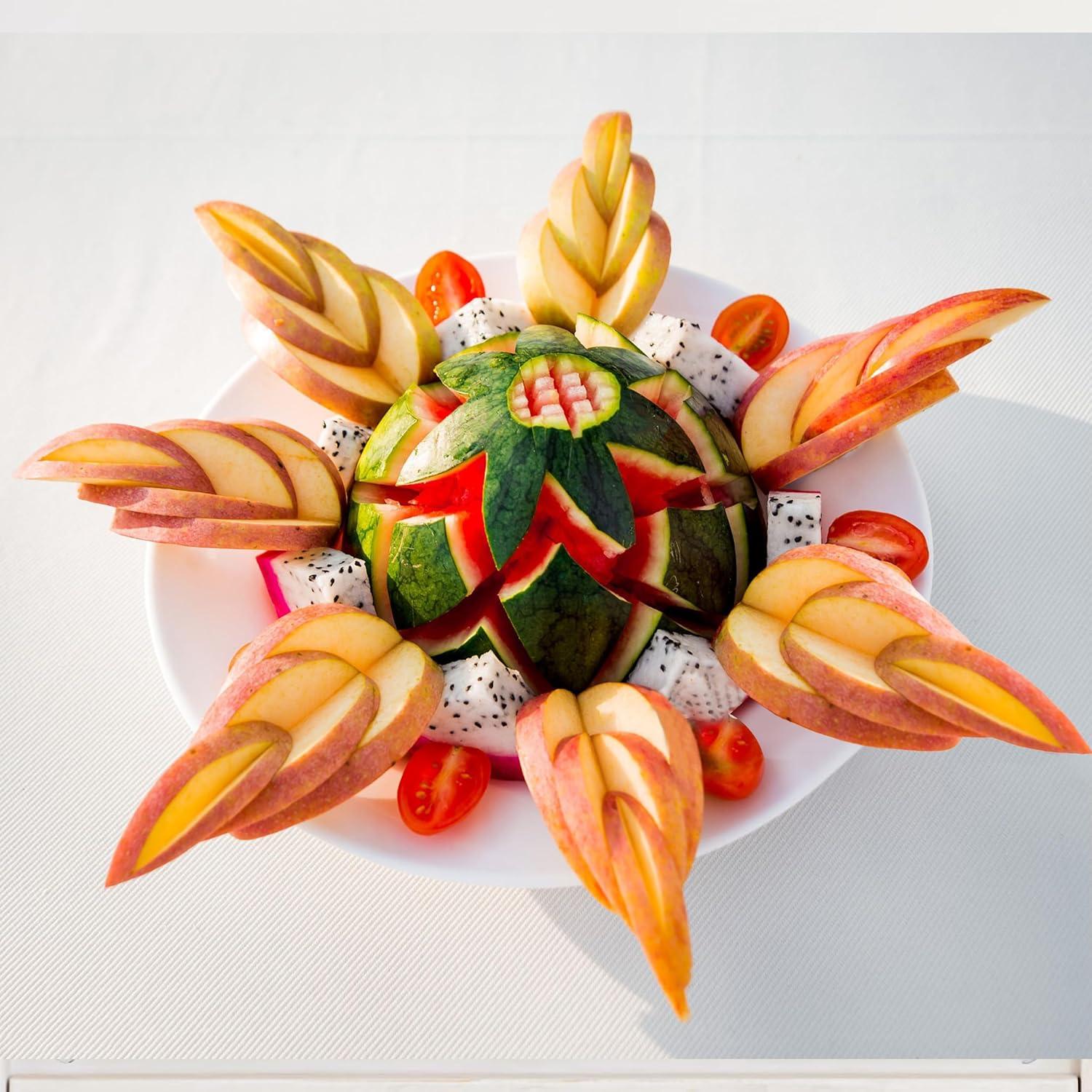 Cuchillo para Tallar Frutas KH866 de Acero Inoxidable 21.1 cm