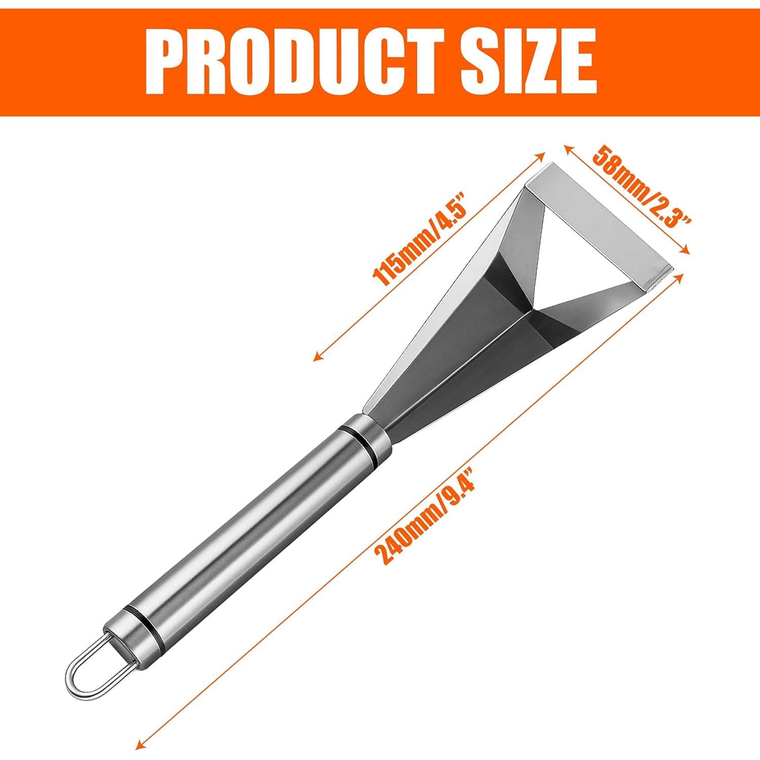 Cuchillo para Tallar Frutas KH866 de Acero Inoxidable 21.1 cm