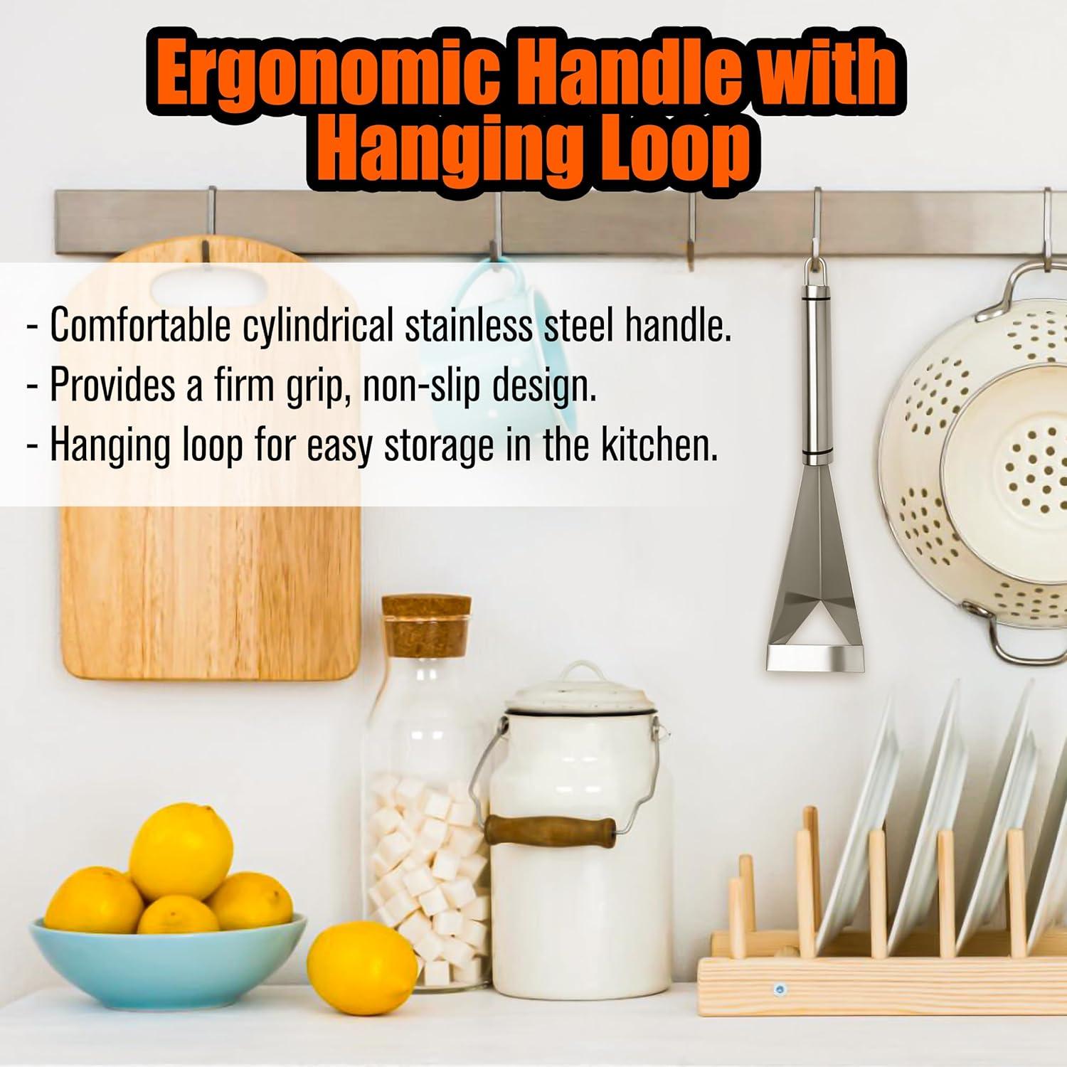 Cuchillo para Tallar Frutas KH866 de Acero Inoxidable 21.1 cm