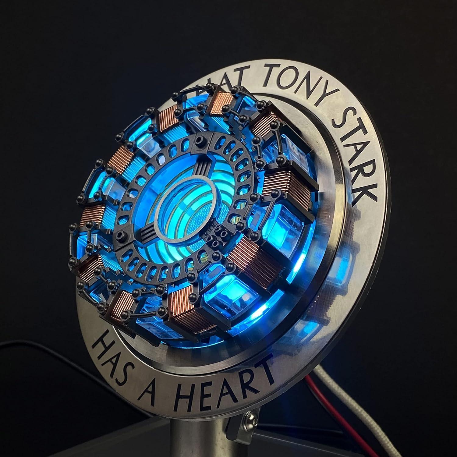 Reactor de Arco Iron Man 1:1 LED USB con Exhibición