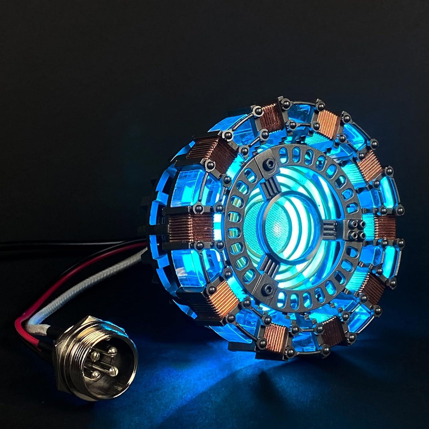 Reactor de Arco Iron Man 1:1 LED USB con Exhibición