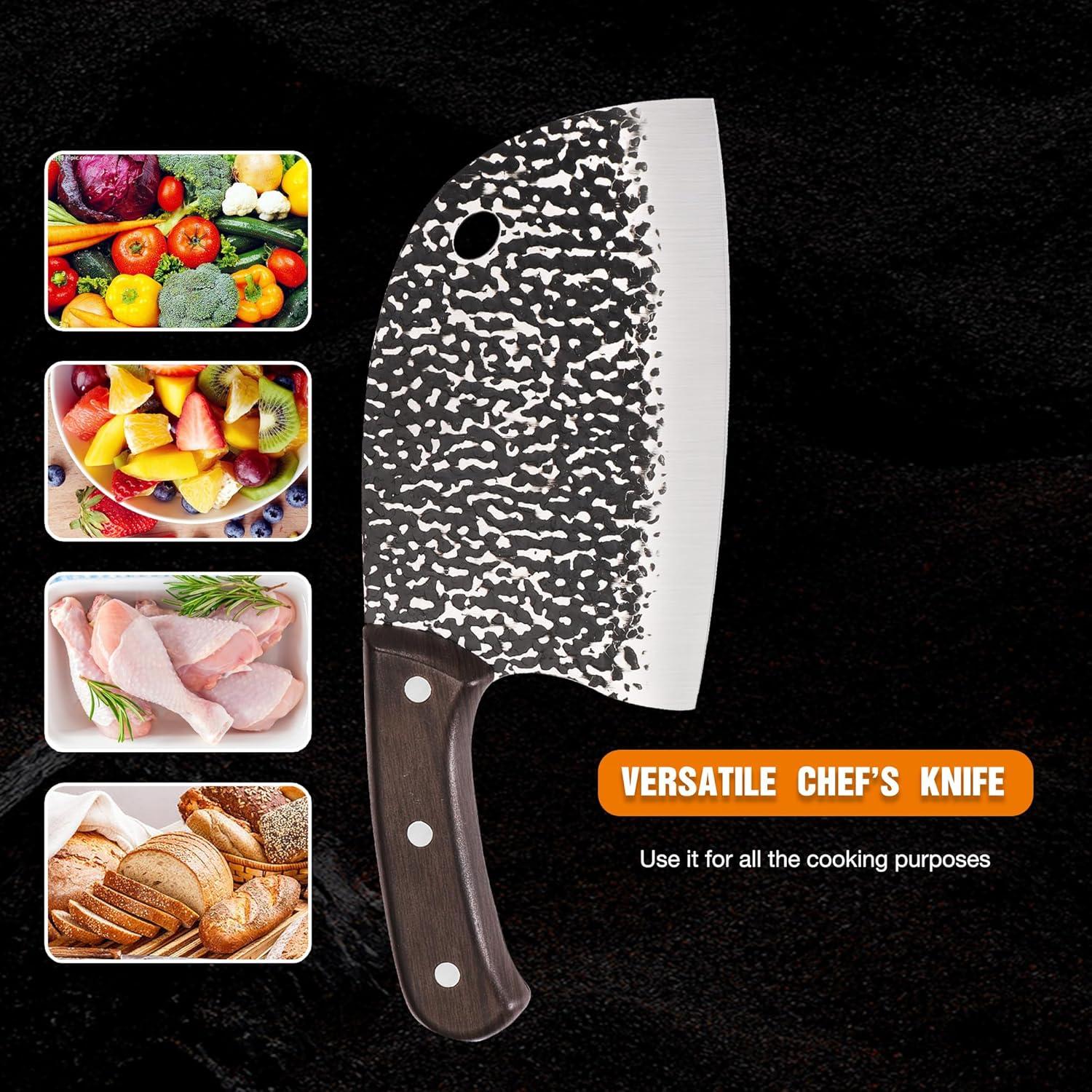 Cuchillo Cleaver Chino TJ POP 15.7 cm Acero Inoxidable