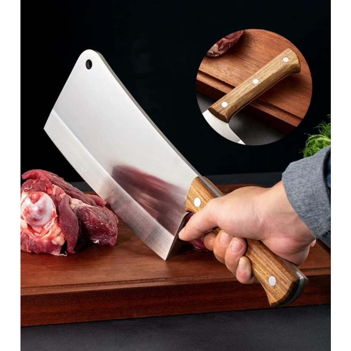 Cuchillo de Chef Profesional YC° 30 cm Acero Alemán Madera