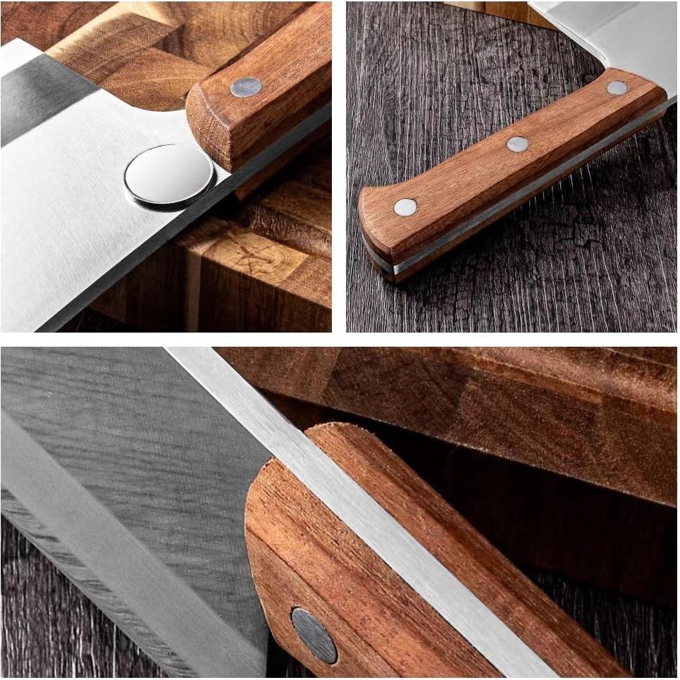 Cuchillo de Chef Profesional YC° 30 cm Acero Alemán Madera