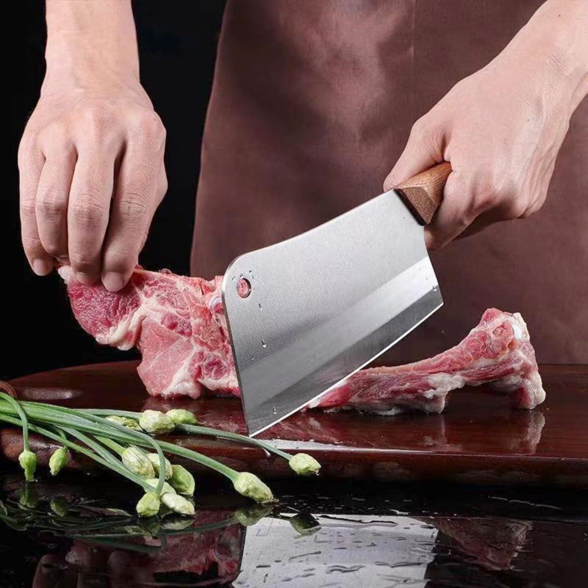 Cuchillo de Chef Profesional YC° 30 cm Acero Alemán Madera