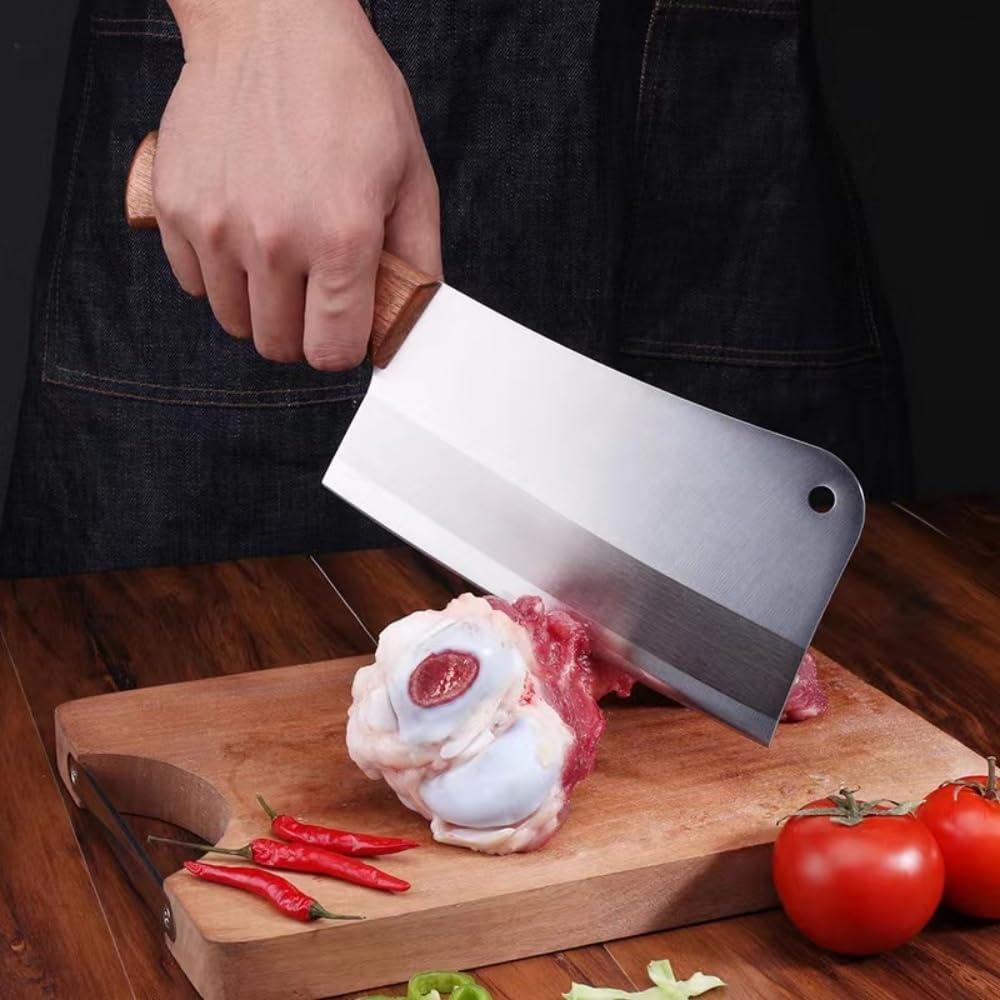 Cuchillo de Chef Profesional YC° 30 cm Acero Alemán Madera