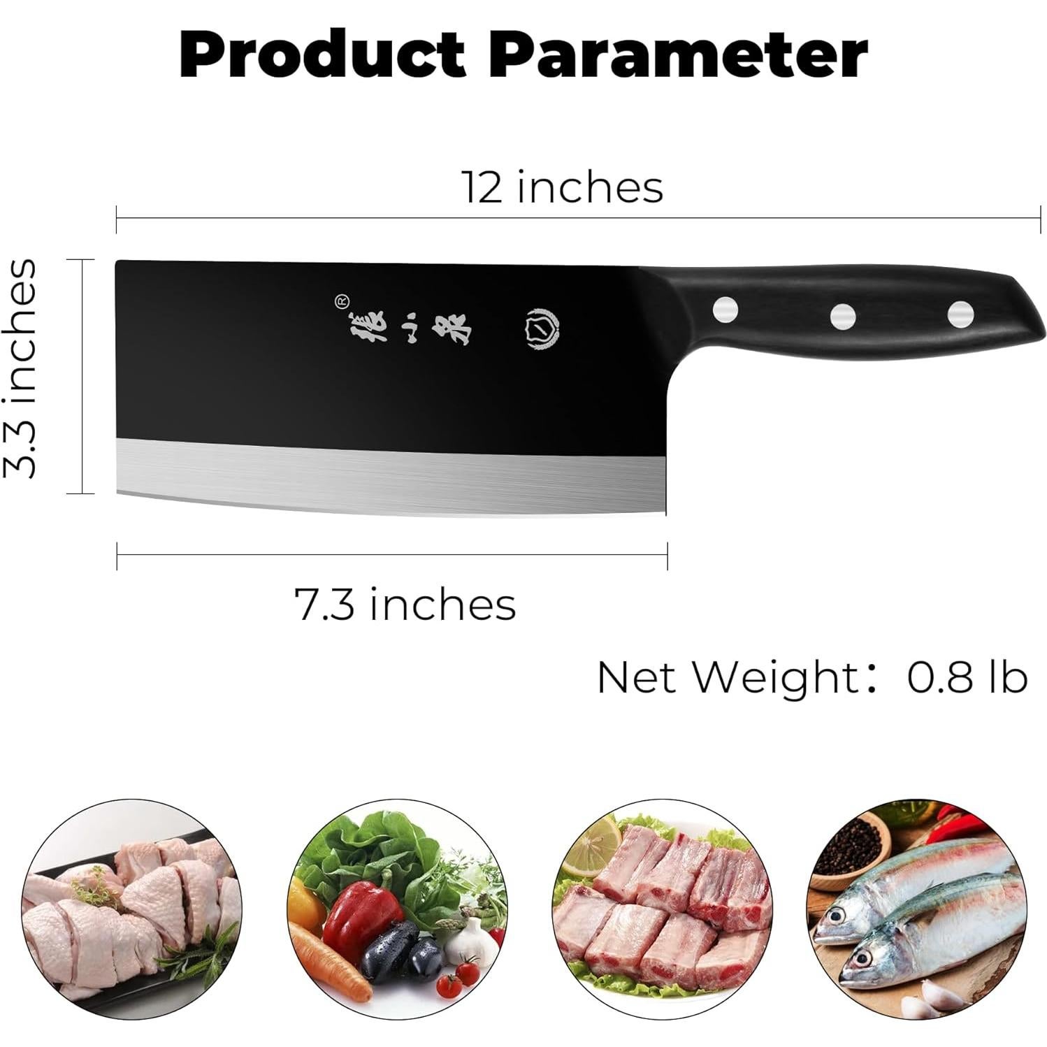 Cuchillo de Carne Zhang Xiao Quan 18.5 cm Acero Inoxidable