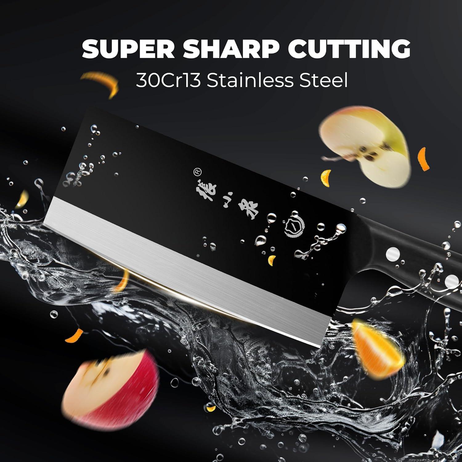 Cuchillo de Carne Zhang Xiao Quan 18.5 cm Acero Inoxidable