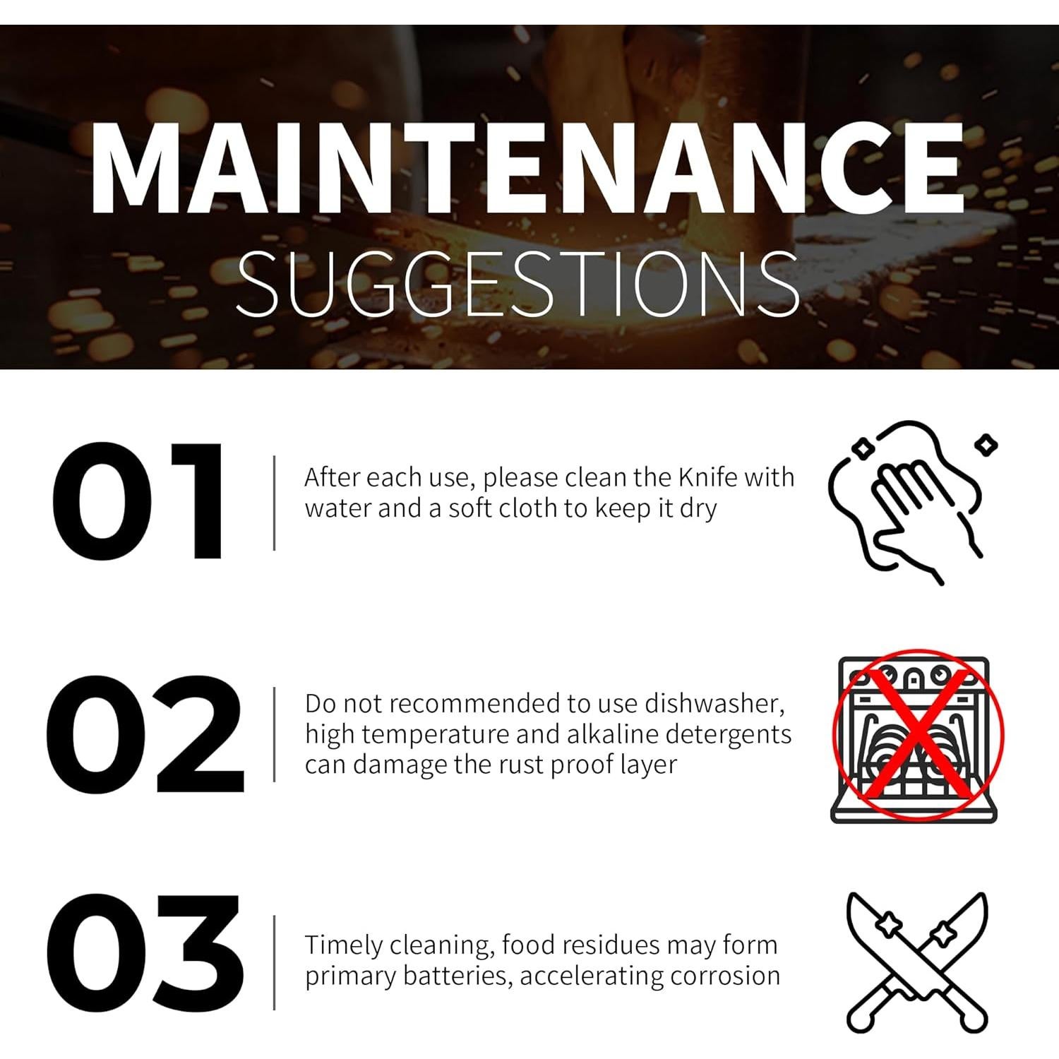 Cuchillo de Carne Zhang Xiao Quan 18.5 cm Acero Inoxidable