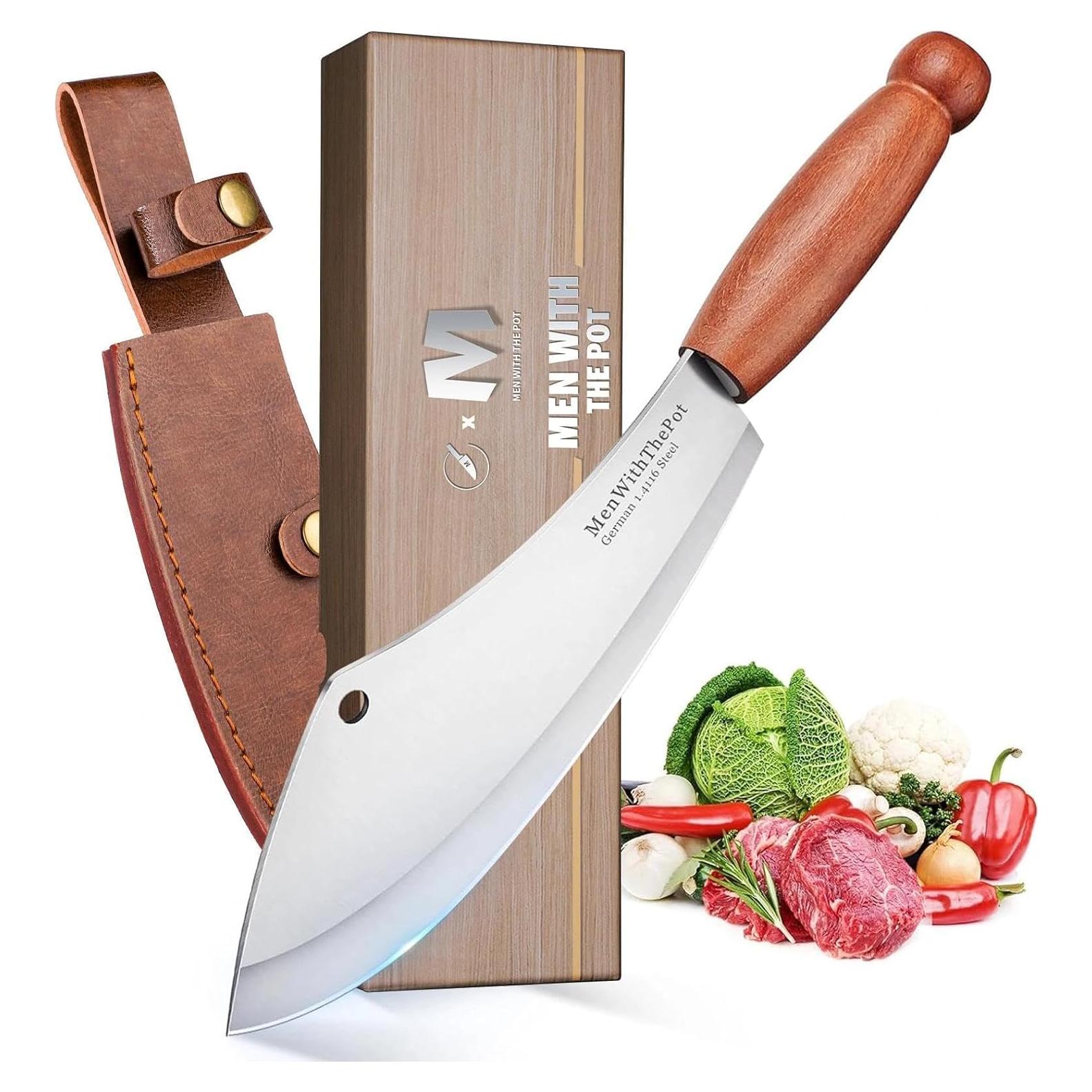 Cuchillo de Carnicero HOMBRE CON EL SARTÉN 18 cm Acero Inoxidable