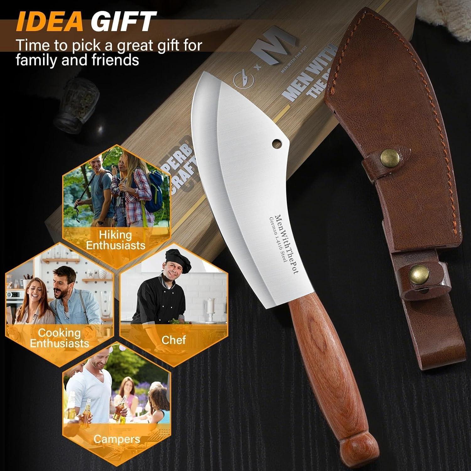 Cuchillo de Carnicero HOMBRE CON EL SARTÉN 18 cm Acero Inoxidable